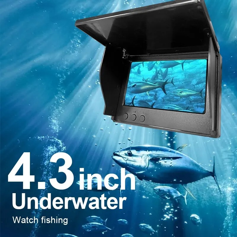 4.3インチビデオ釣り竿キット、水中釣りカメラモニター付き、 - Fishing Rod Ice のレビューと価格