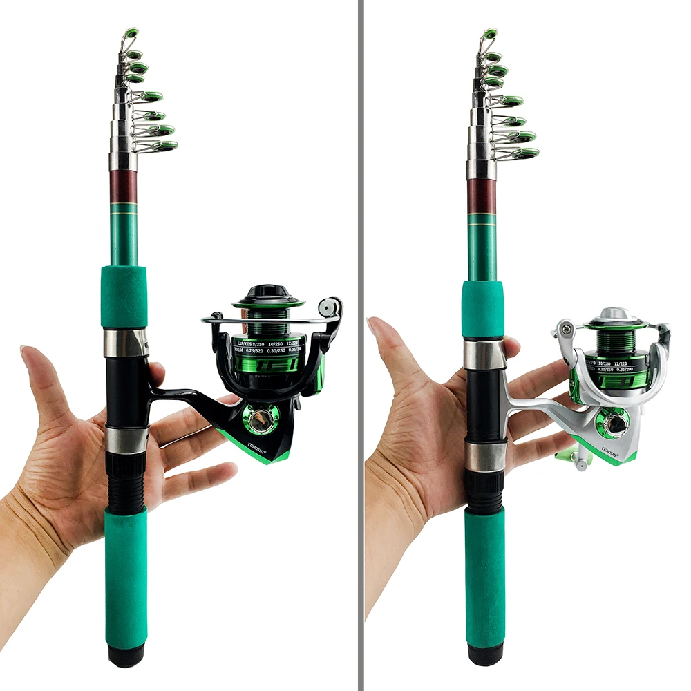 海での持ち運びに便利な釣り竿,鯉釣りに適したアクセサリーのセ - Fishing Rod Combo のレビューと価格