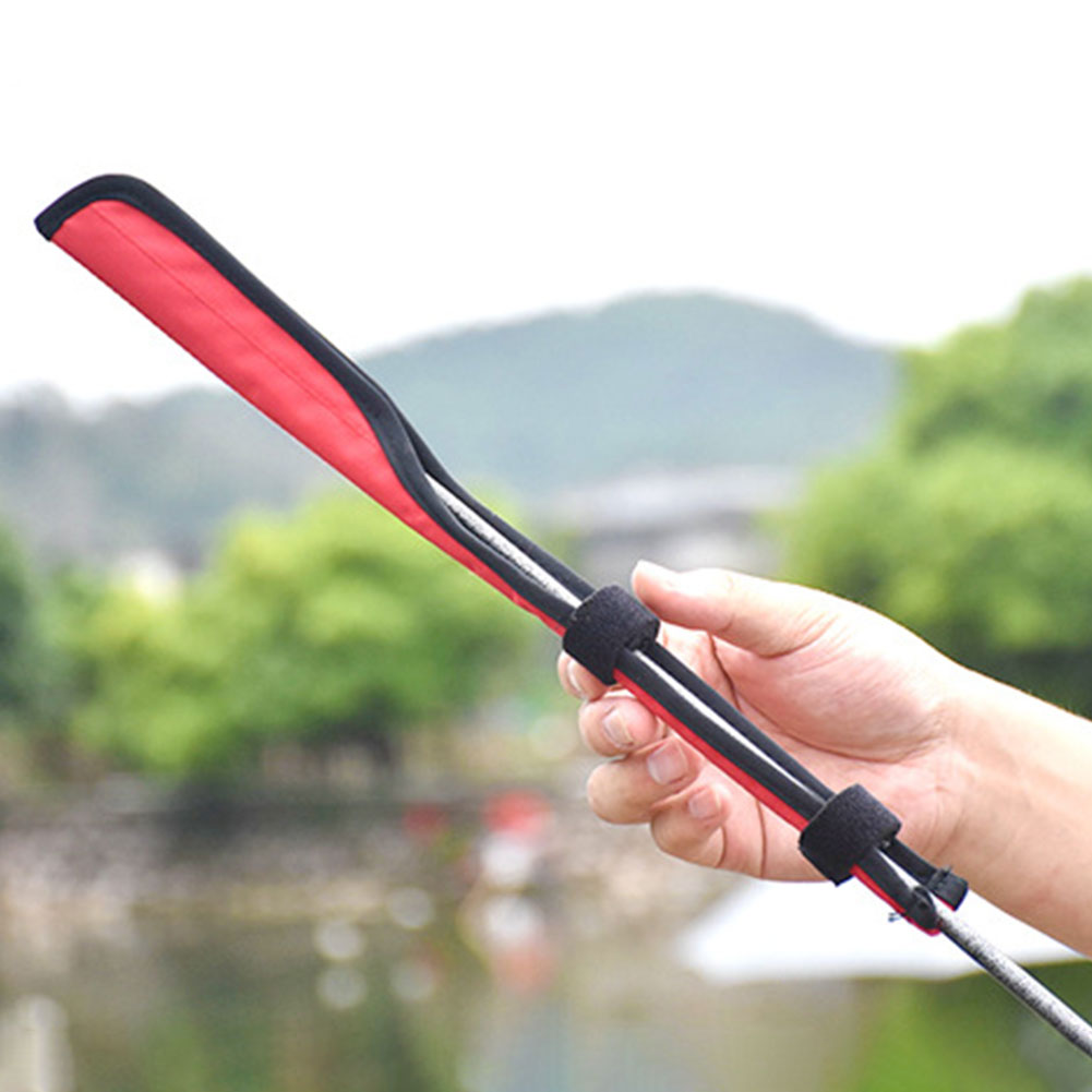 ポータブル折りたたみ式釣竿先端保護カバー釣竿先端カバータック - Fishing Rod Travel のレビューと価格