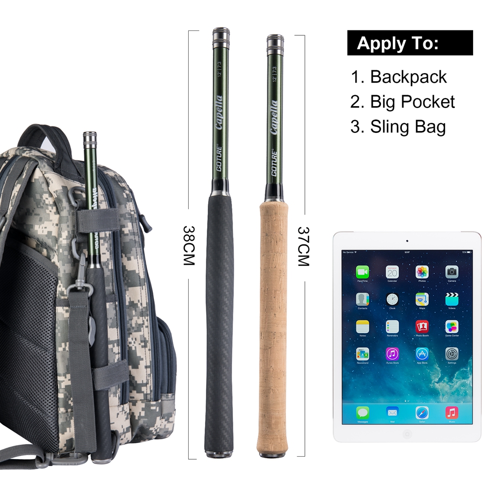 GOTENKara-超軽量釣り竿,3.6mコンボ,ライン付き - Fishing Rod Combo のレビューと価格