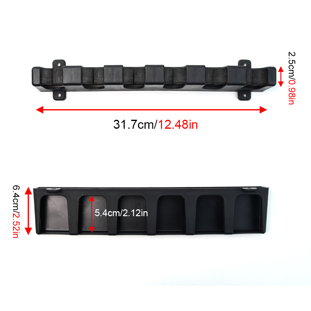 Topranc水平壁掛け釣り竿ホルダー、釣り竿6本収納、釣り - Fishing Rod Rack のレビューと価格