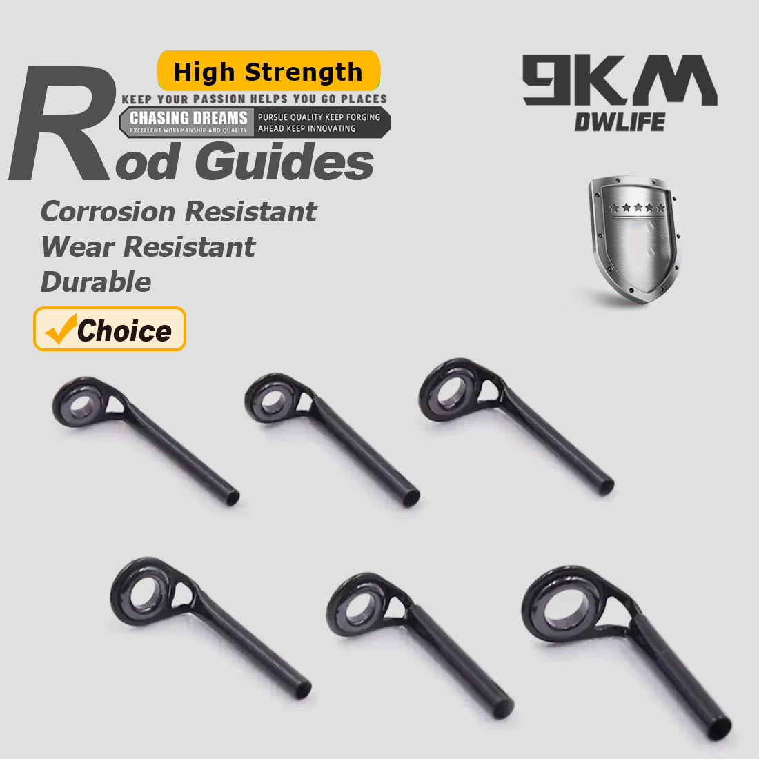 釣り竿ガイド 5 〜 10 個 MKT 釣り竿修理キットティ - Fishing Rod Tip Replacement のレビューと価格