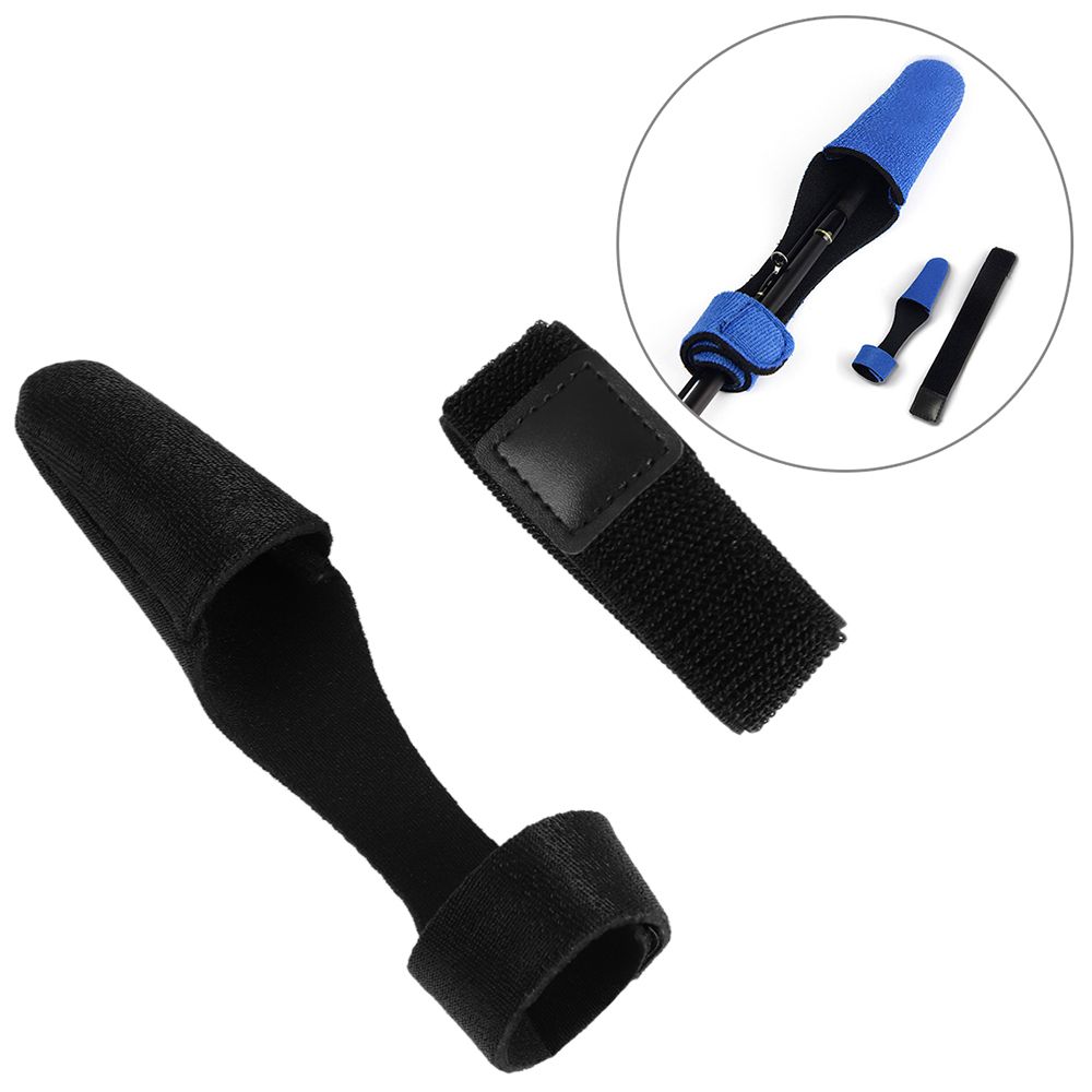 赤、青、黒ネオプレン釣りロッド先端部カバートラス杖スリーブポ - Fishing Rod Case のレビューと価格
