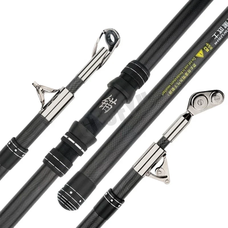 カーボン製釣り竿 50kg 超硬質伸縮式、海釣り、船釣り、ビ - Fishing Rod Surf のレビューと価格