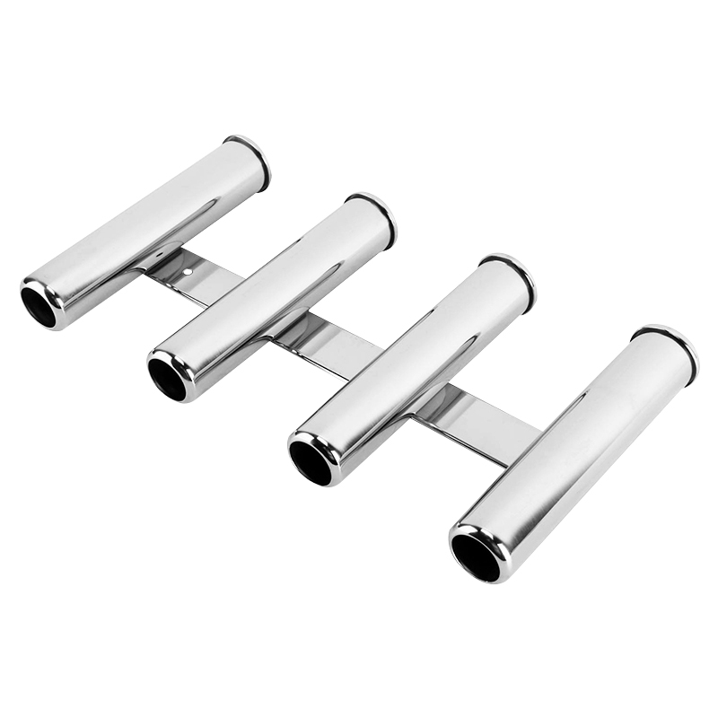 ステンレス鋼 4 チューブロッドホルダーボート釣り竿ラックホ - Fishing Rod Rack のレビューと価格