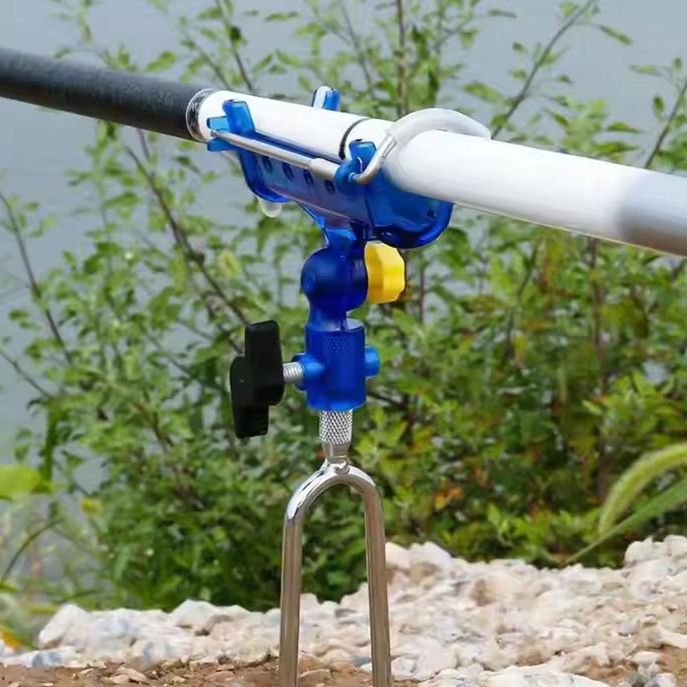 ユニバーサル釣竿ホルダー調節可能な自動ロックポールスタンド多 - Fishing Rod Casting のレビューと価格