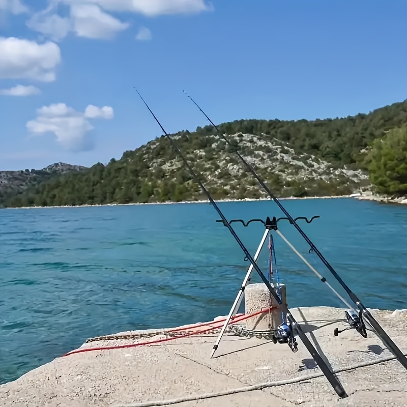 1 個伸縮アルミ合金ホルダー海釣竿用三角ホルダーキャスティン - Fishing Rod Casting のレビューと価格