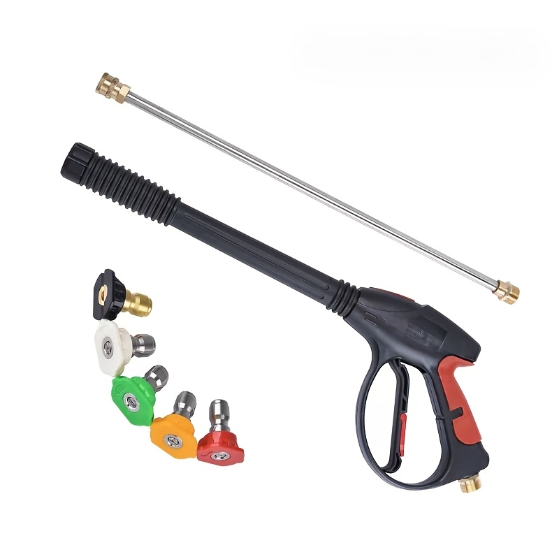 ポータブル高圧洗車ガン、調節可能な延長ロッド付き、家庭用水道 - Fishing Rod Travel のレビューと価格