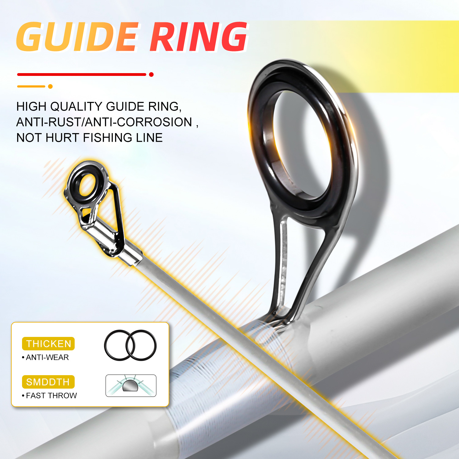 ソウゲイラン 2セクション スピニングフィッシングロッドとフ - Fishing Rod Spinning のレビューと価格