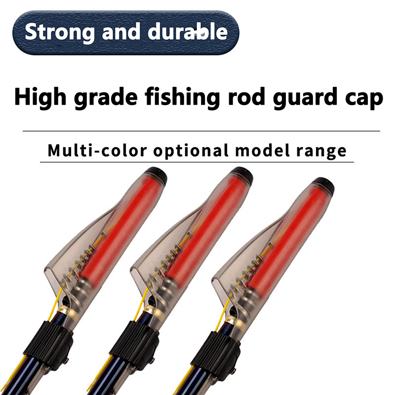 1Pc 透明釣竿先端カバーロッドハットポールガイド保護キャッ - Fishing Rod Guide Replacement のレビューと価格